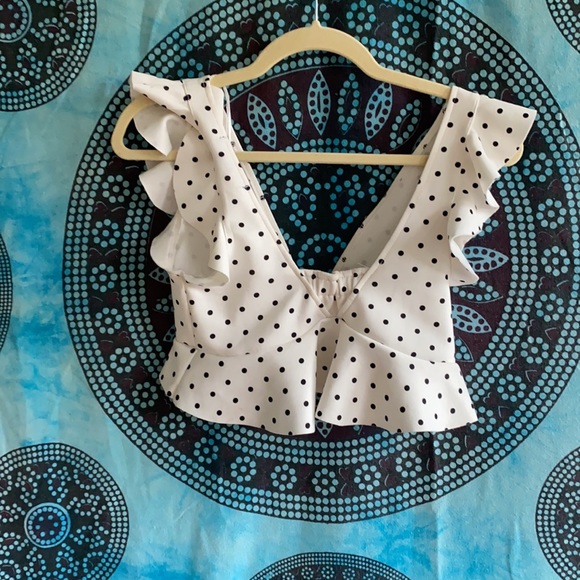 Poka dot crop top - Picture 2 of 3